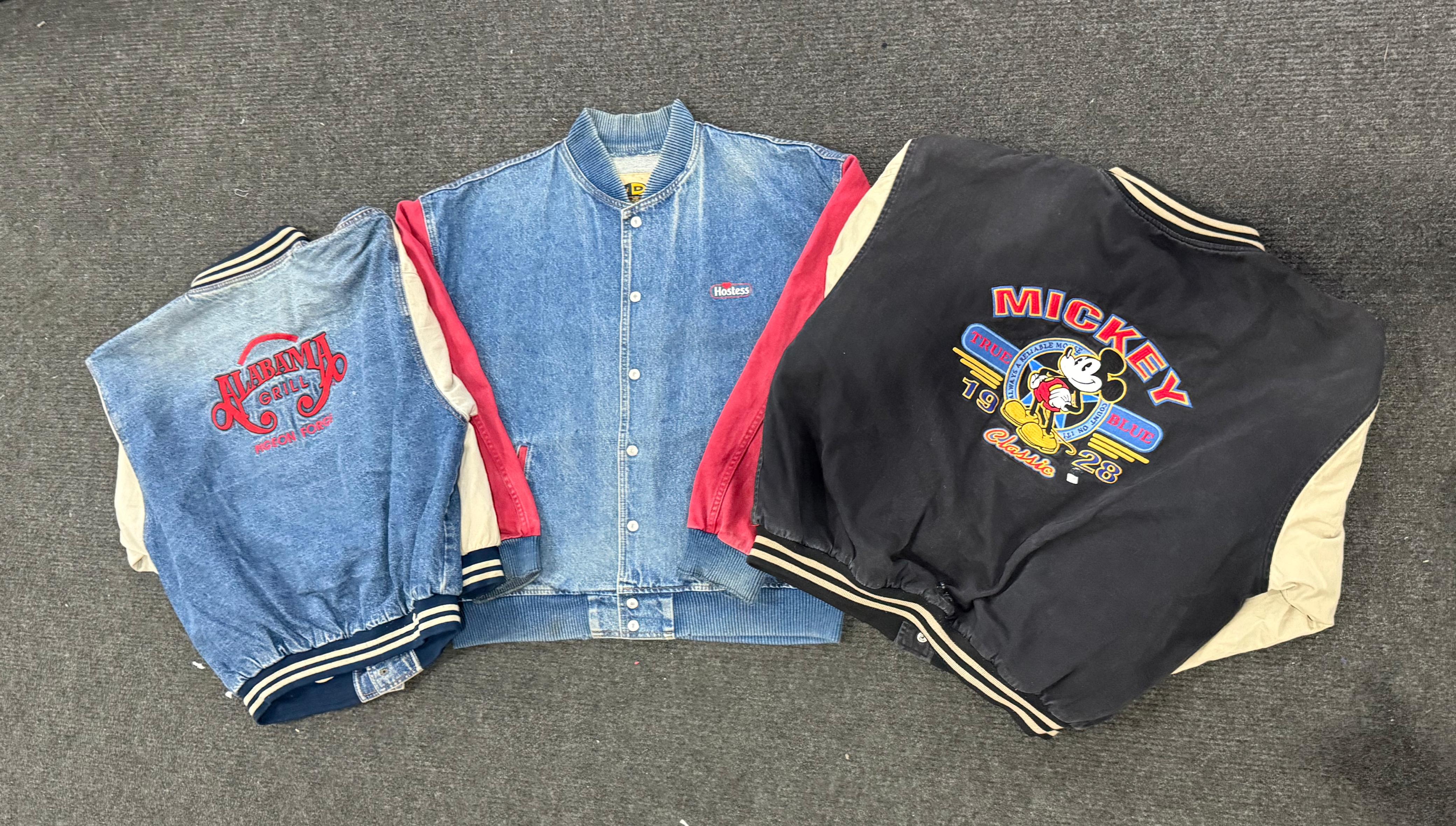 DENIM STADIUM JACKETS