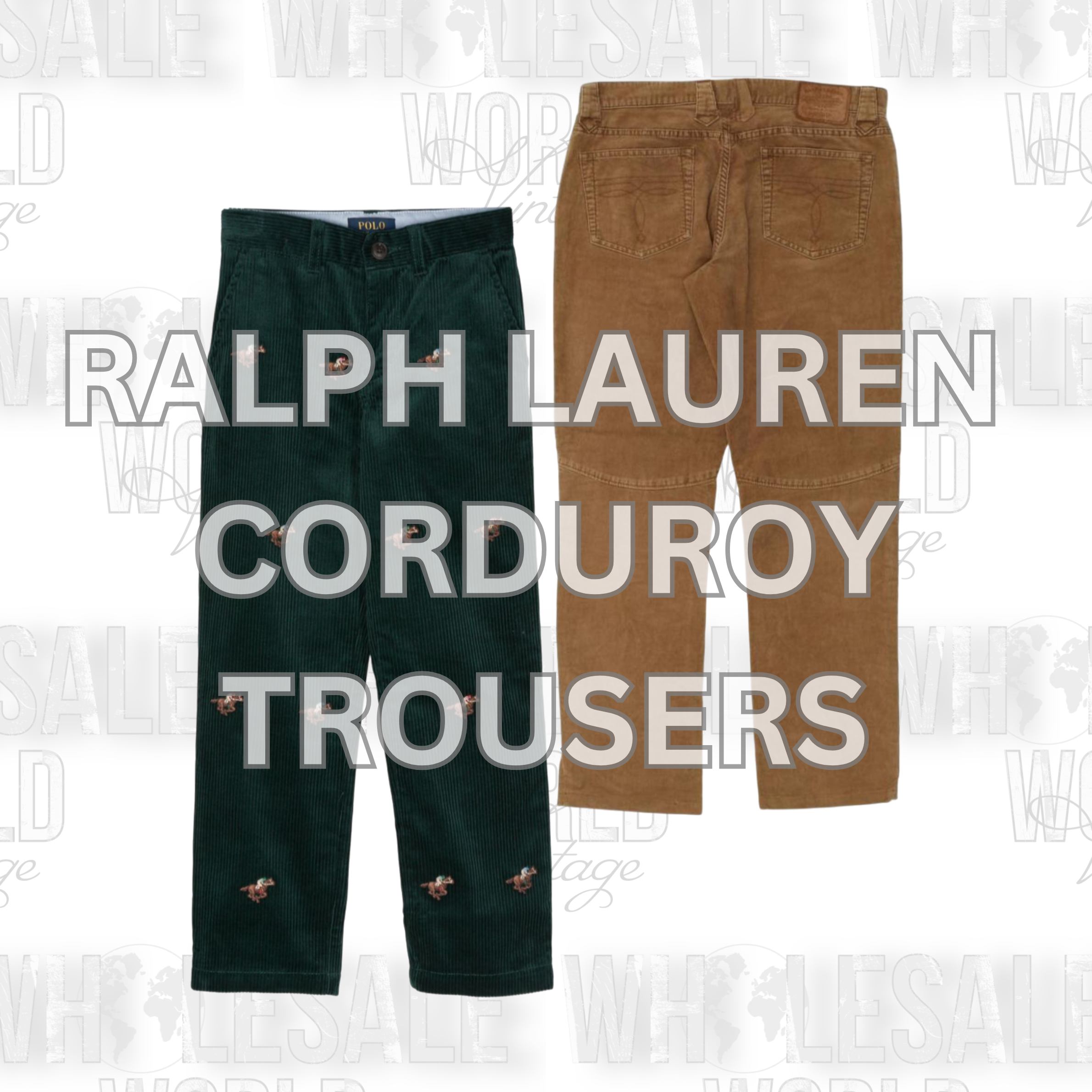 PANTALONS EN CORDUROY RALPH LAUREN - GRADE AB