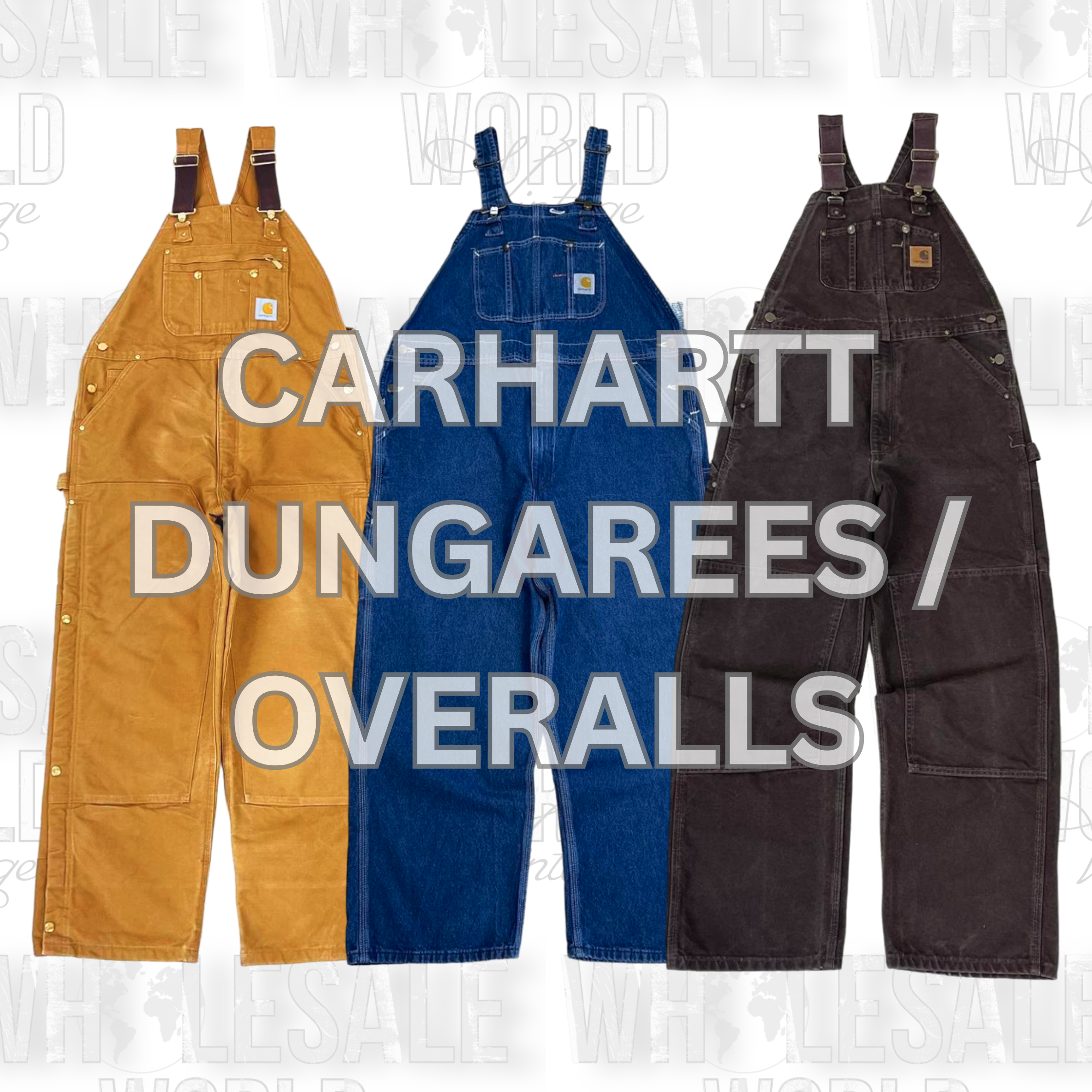 CARHARTT DUNGAREES / OVERALLS - GRADE AB