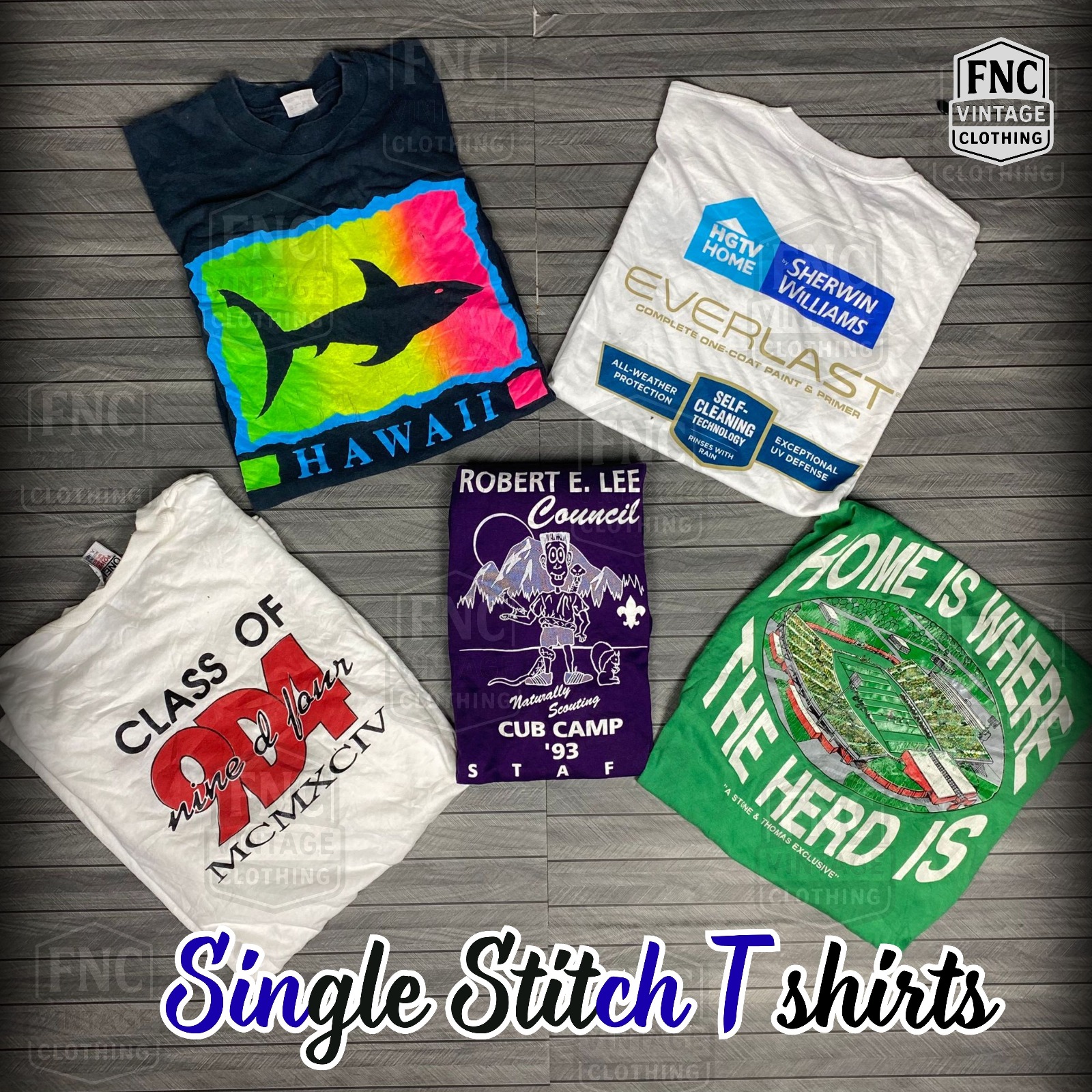 vintage single stitch t-shirts (fnc:v-12)