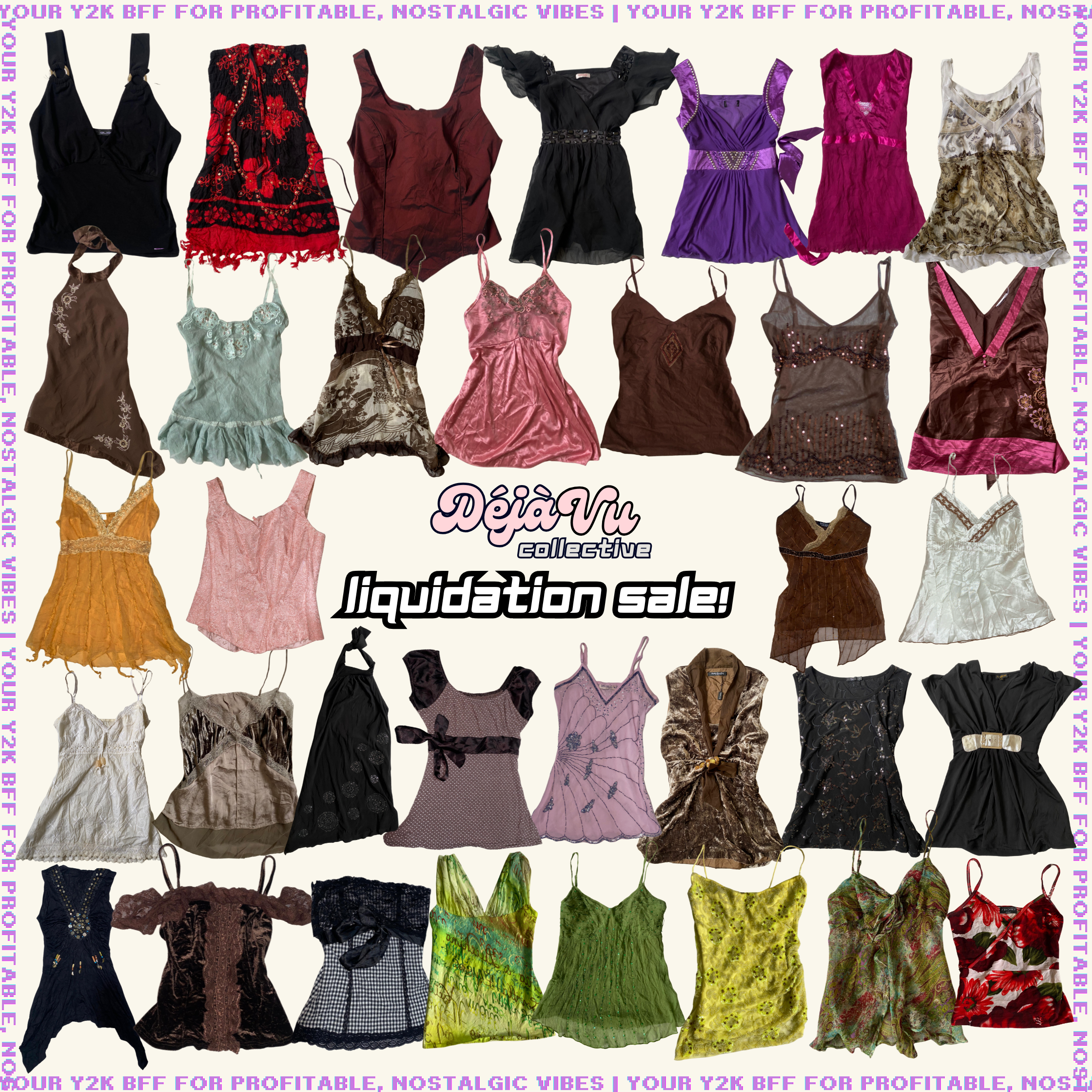 Y2K Cami Tops (liquidação DVC #1)