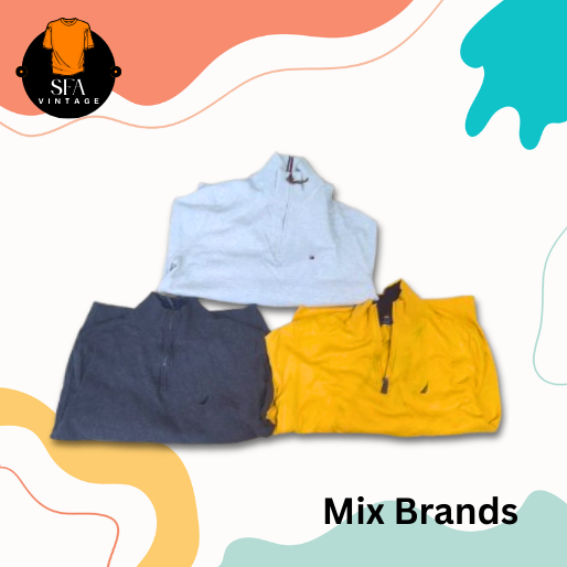 1/4 zips mixed brands