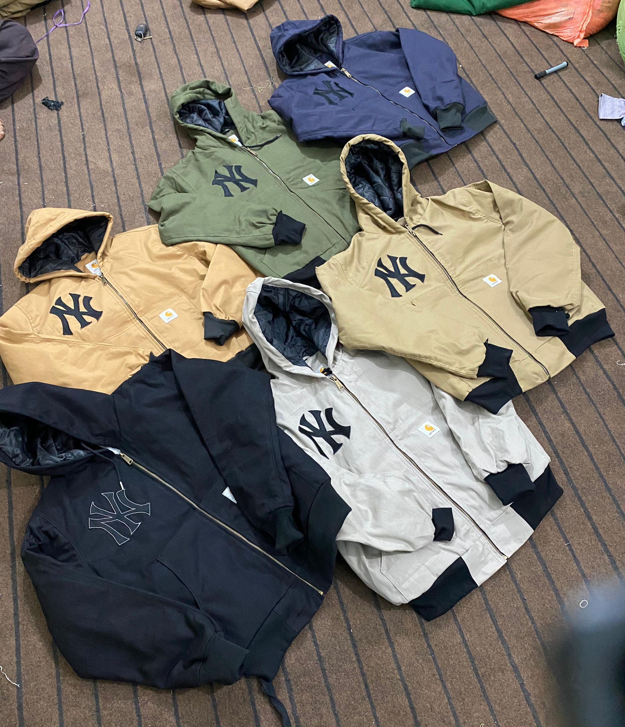 Carhartt X NY (Yankees) リワークスタイルジャケット