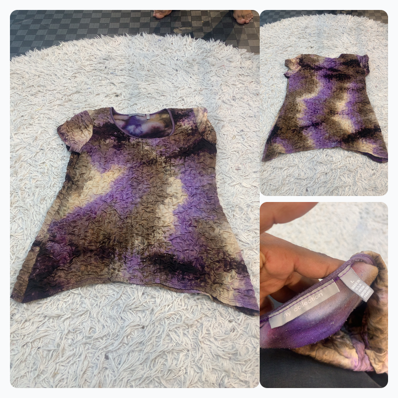 NY Collection Tie-Dye T-Shirt