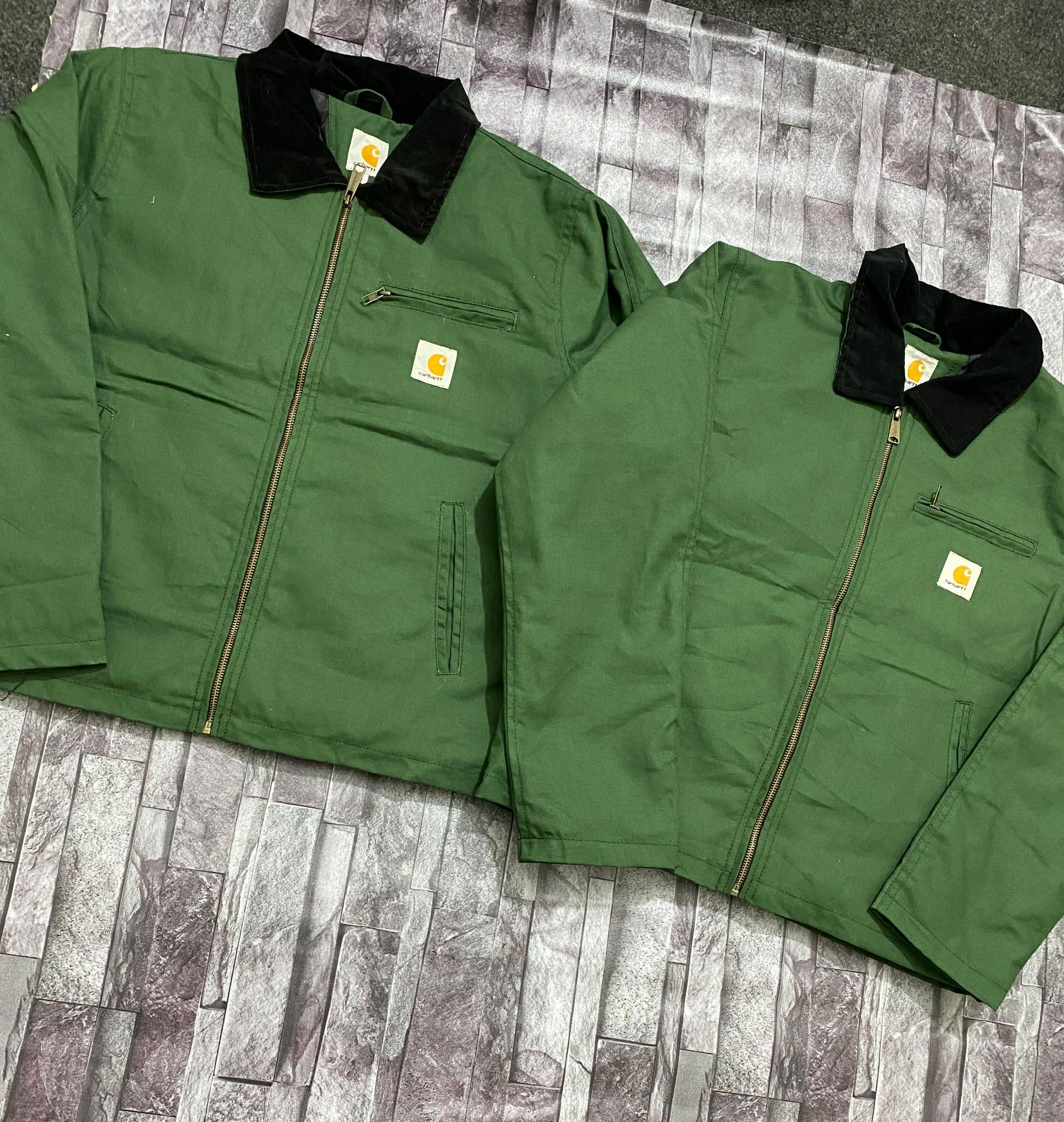 Carhartt Detroit Green Reworked Style Jacket