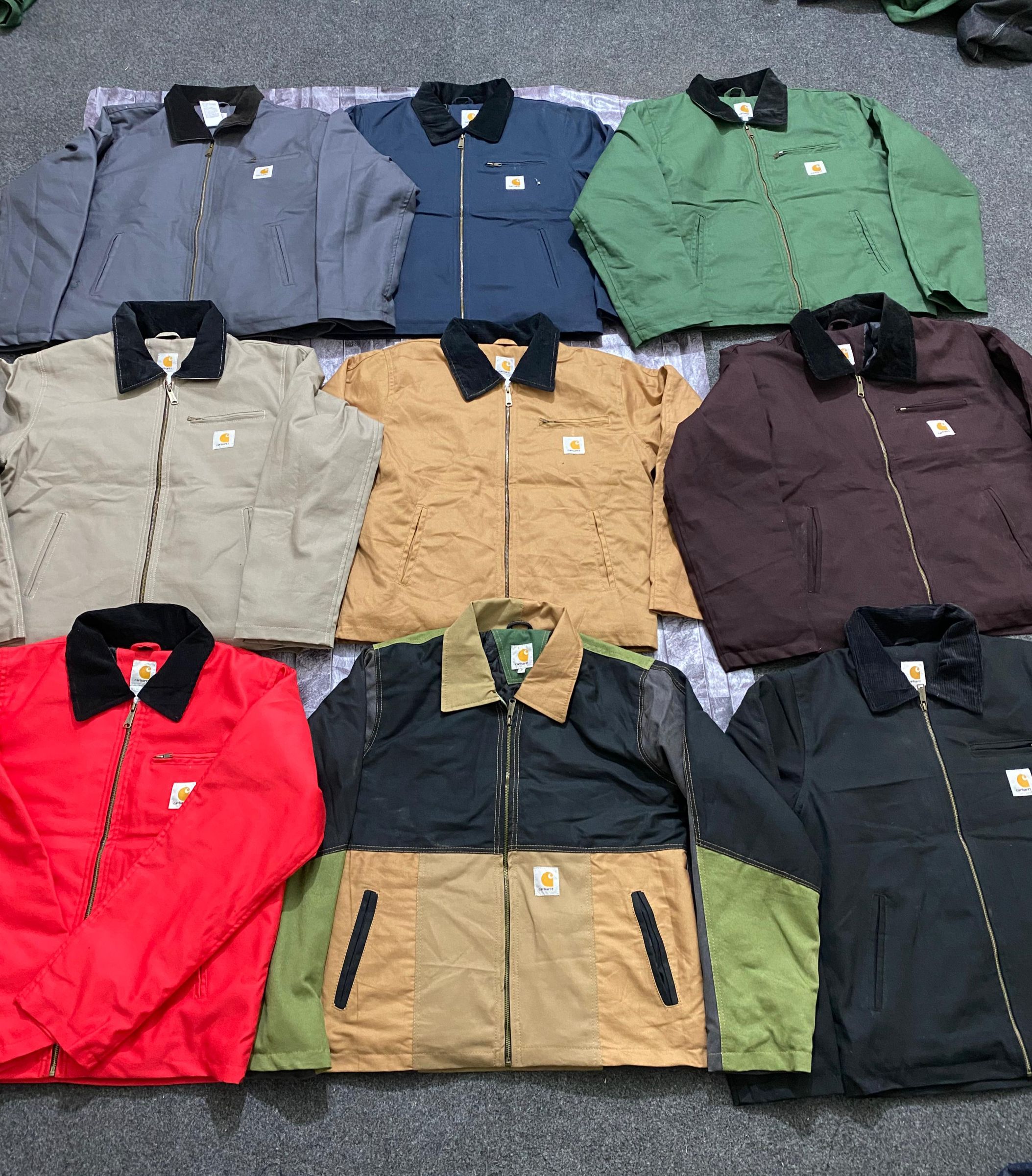 Carhartt Detroit Mix colors Rework style Jackets