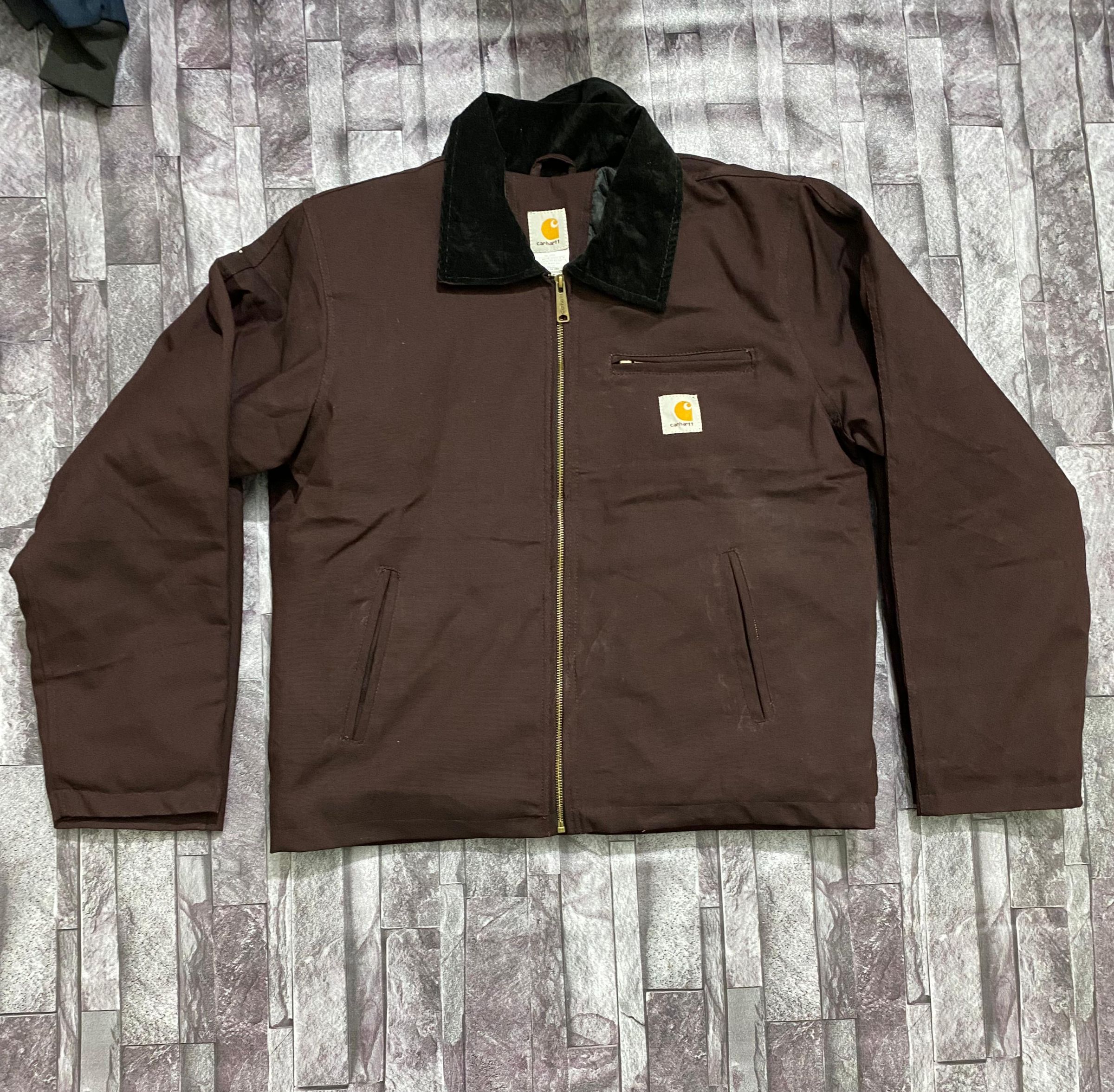„überarbeiteter Stil Carhartt braune Cord-Jacke De..