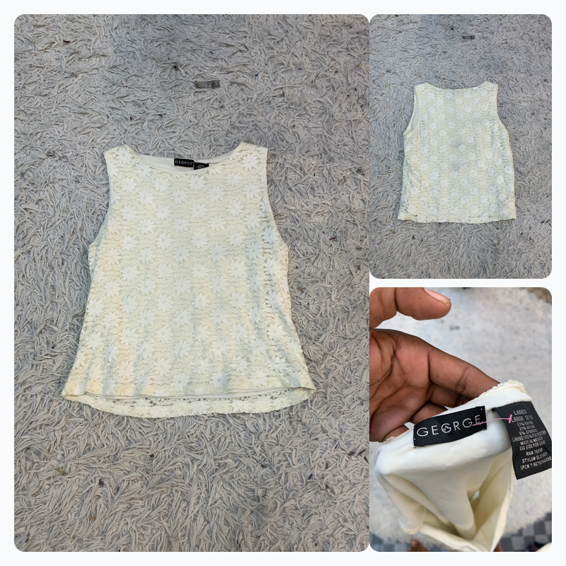George Lace Tank Top
