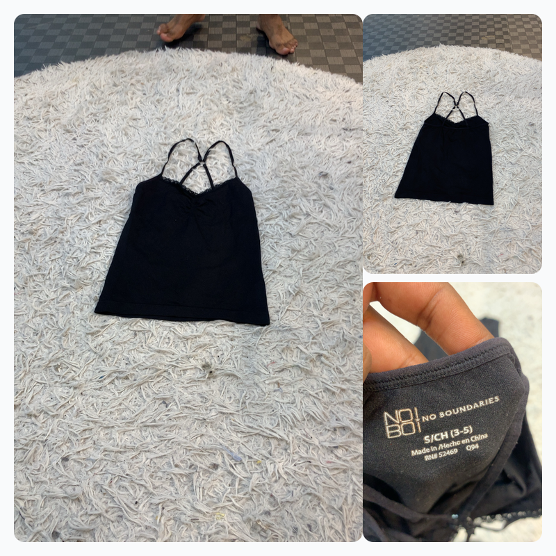 No Boundaries Black Cami Top