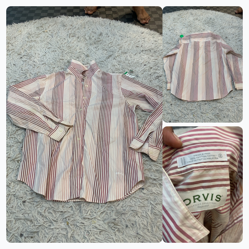 Orvis Striped Button-Up Shirt