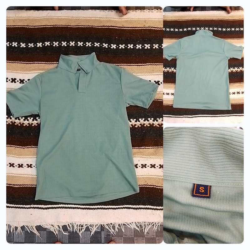 Green Corduroy Polo Shirt