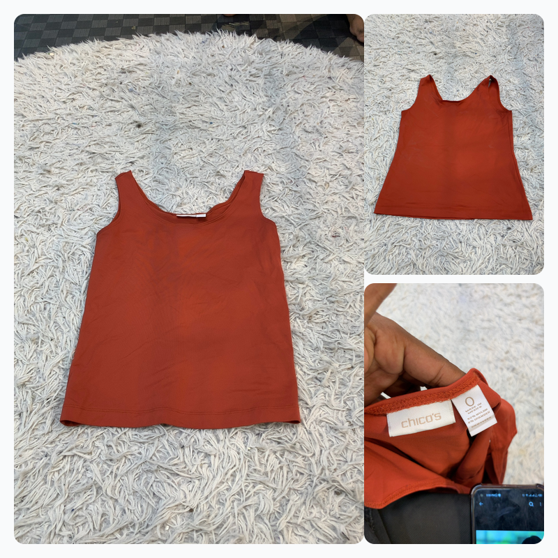 Chico's Orange Tank Top