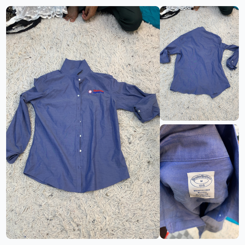 Brooks Brothers Blue Button-Up Shirt
