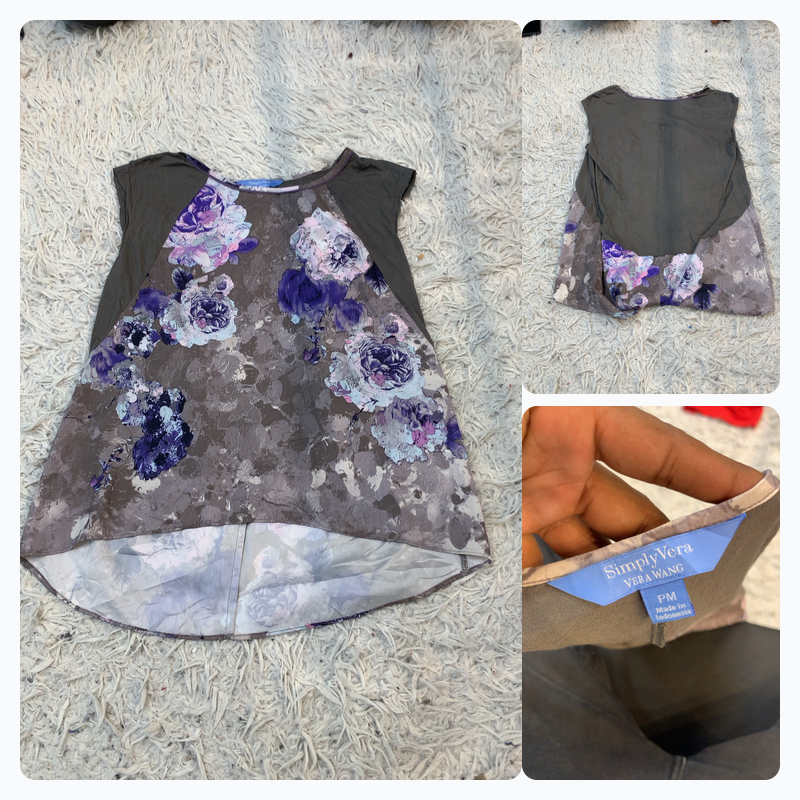 Simply Vera Vera Wang Floral Print Top