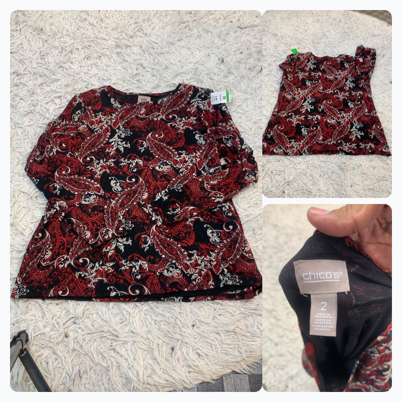 Chico's Paisley Print Top