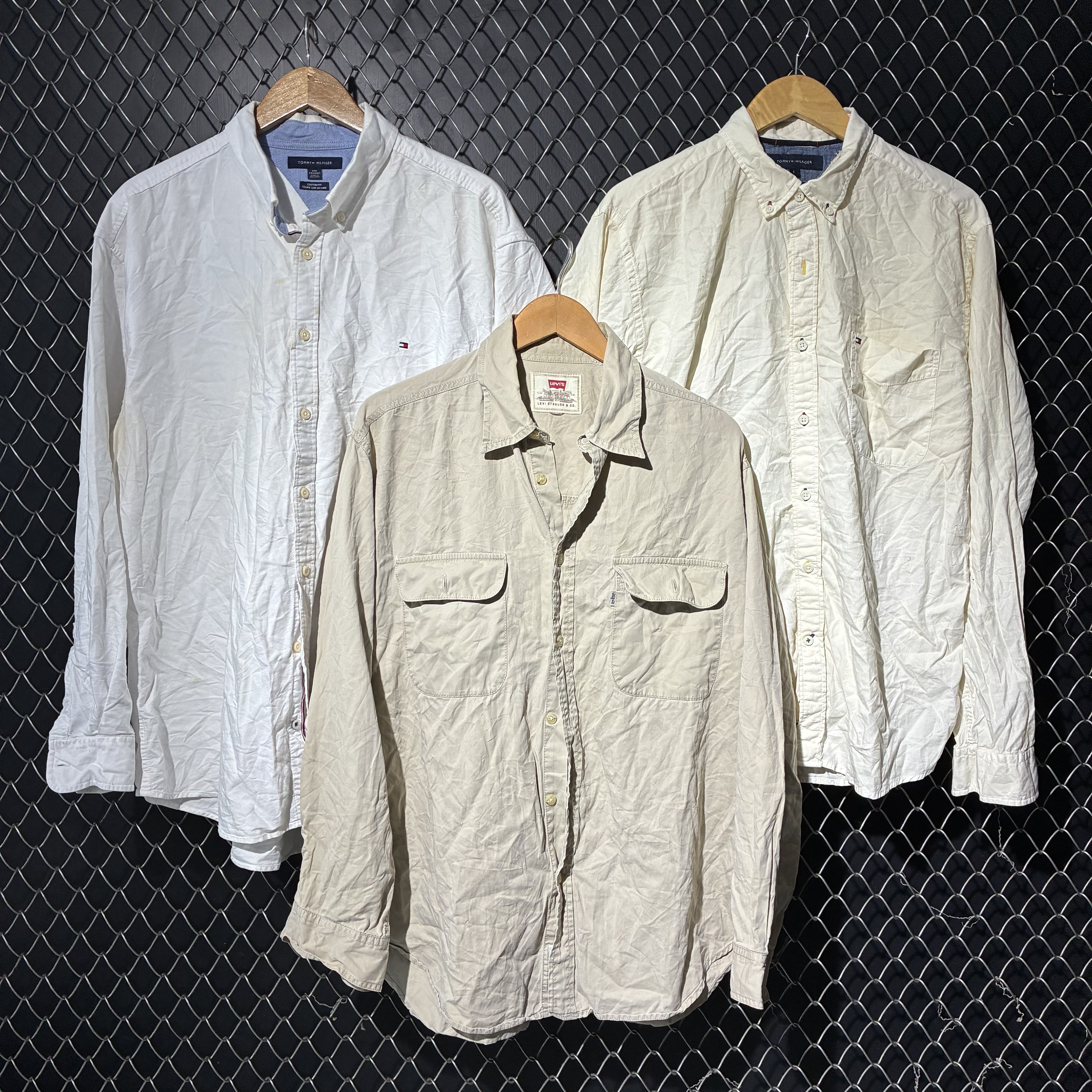 lee,levis,wrangle,tommy hilfiger shirts (fnc:627)