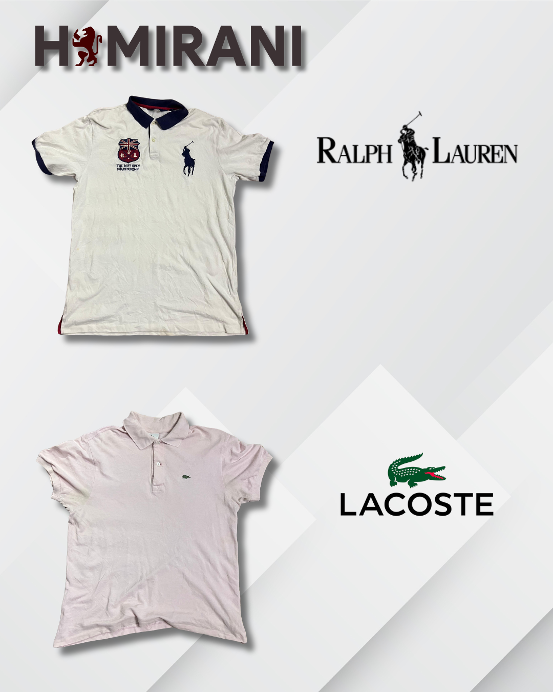 ralph lauren polo & lacoste t-shirts