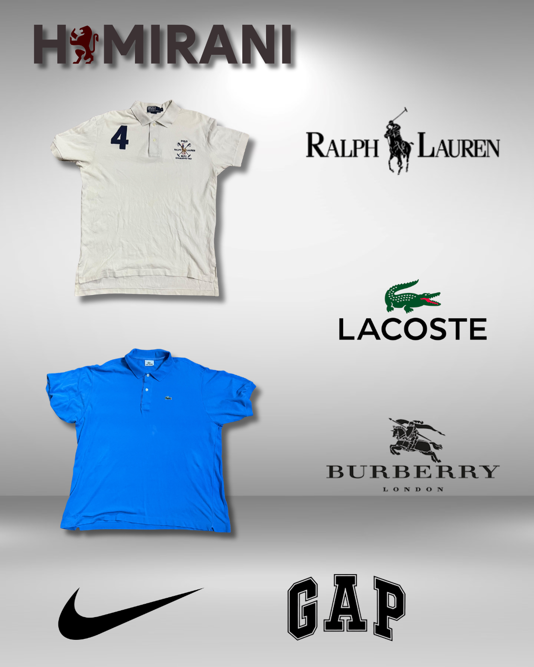 ralph lauren polo & lacoste t-shirts