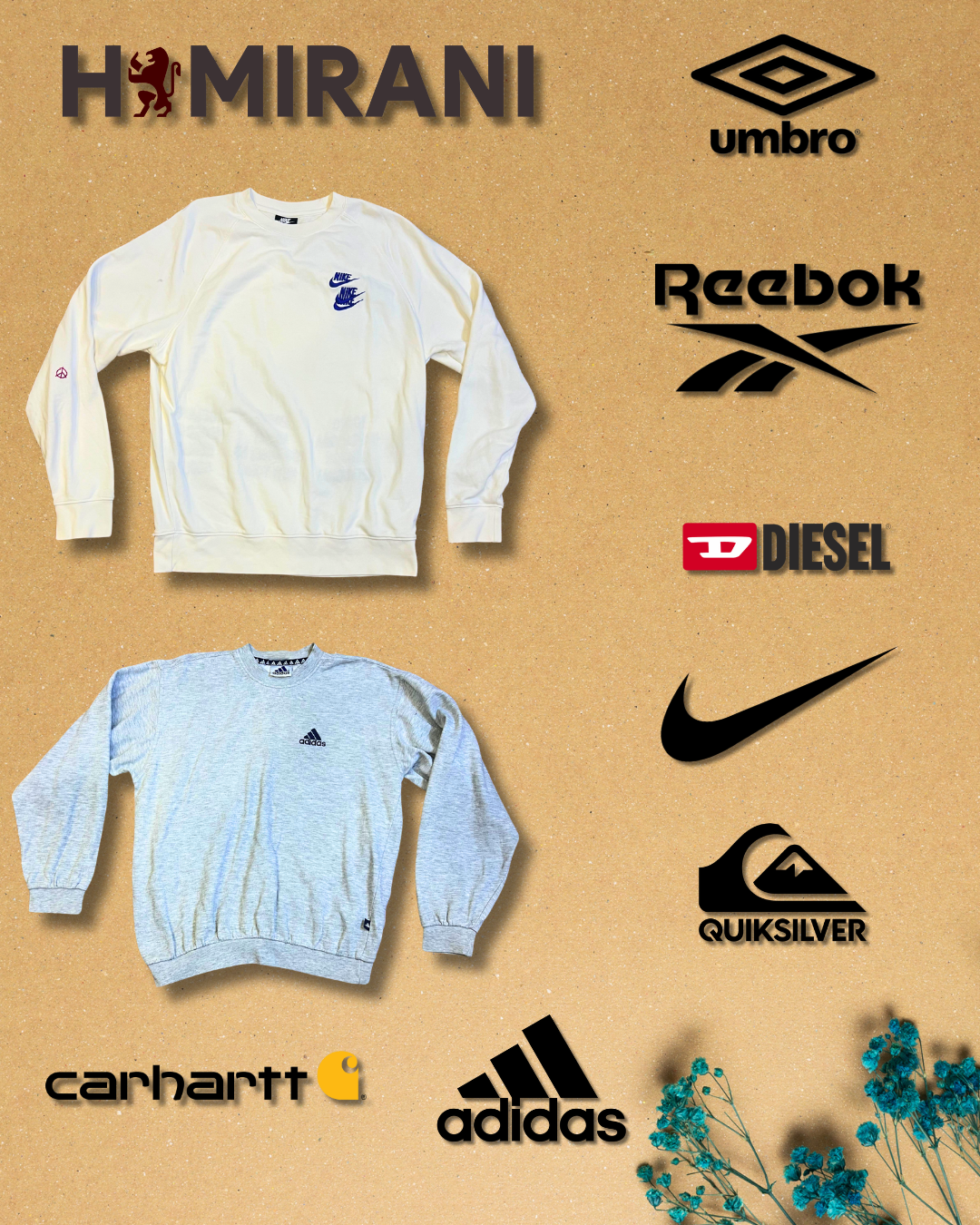 mix branded sweatshirts