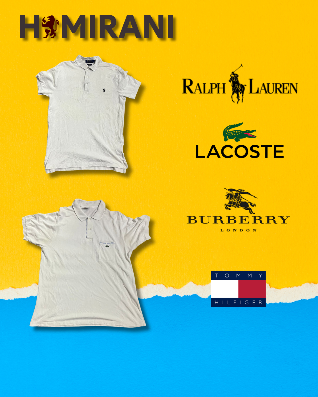 ralph lauren polo & lacoste t-shirts