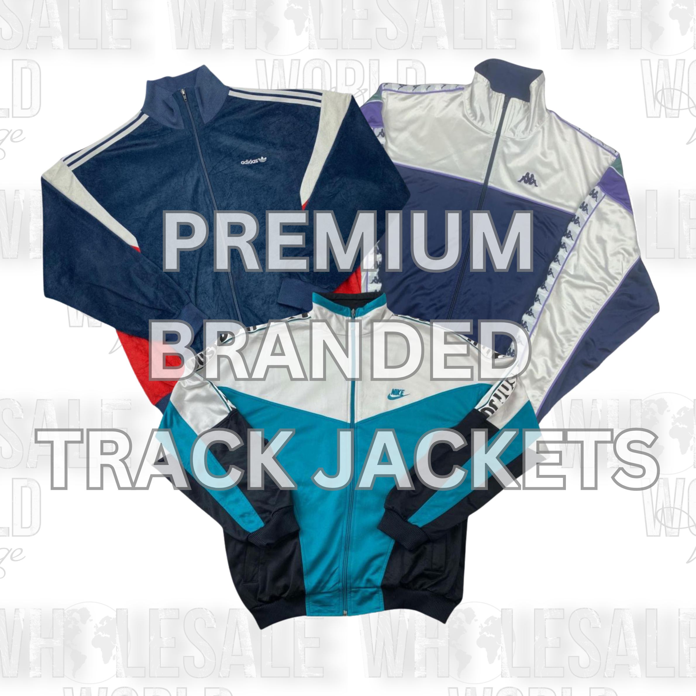 JAQUETAS DE CORRIDA DE MARCA PREMIUM - GRADE A - 5..