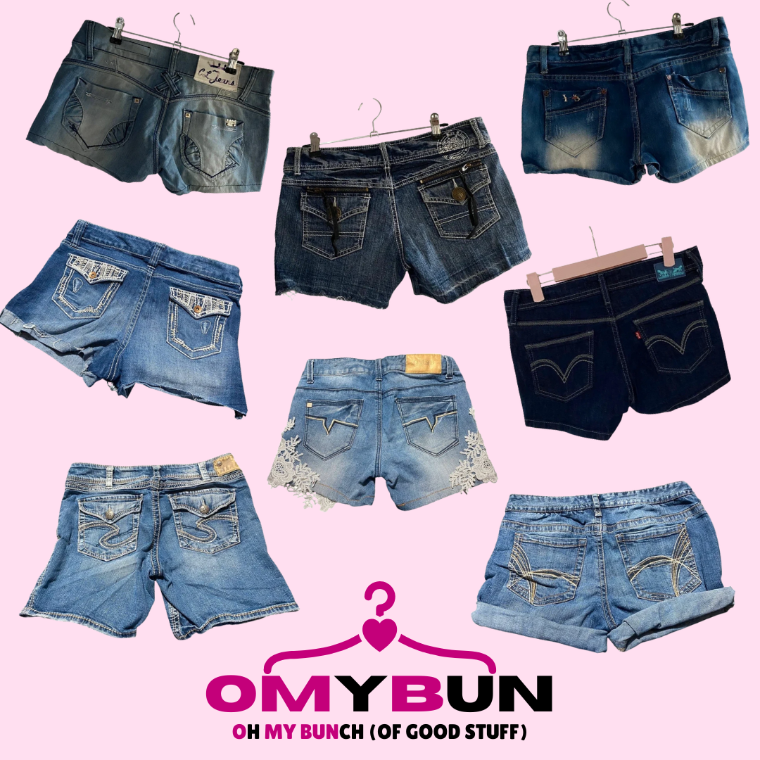 y2k women denim shorts