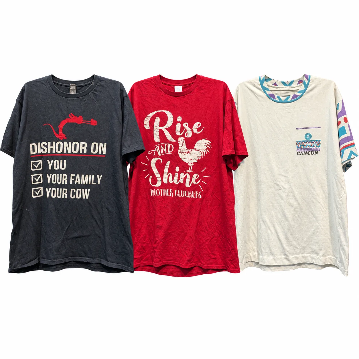 mixed printed t-shirts