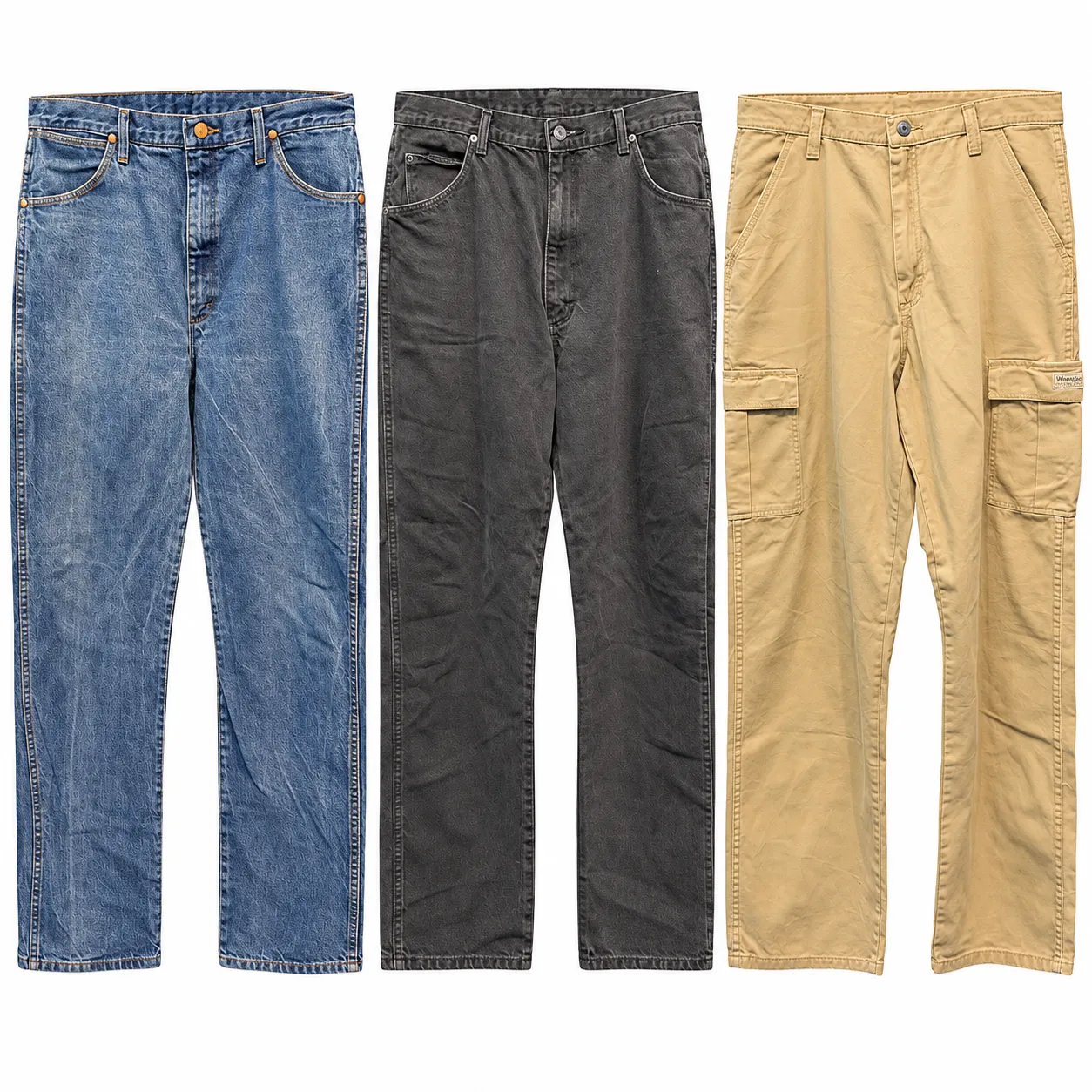 wrangler jeans and trousers