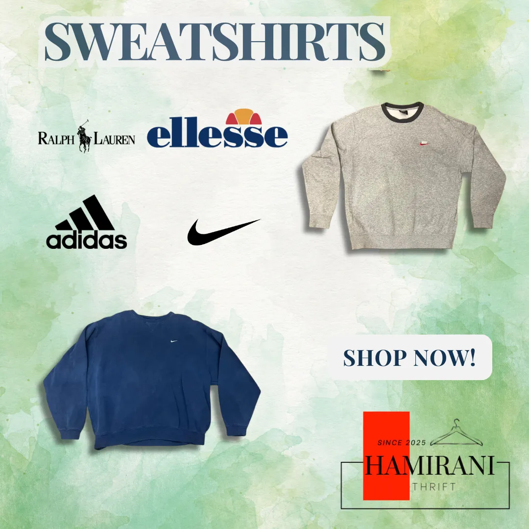 mistura de moletons de marca