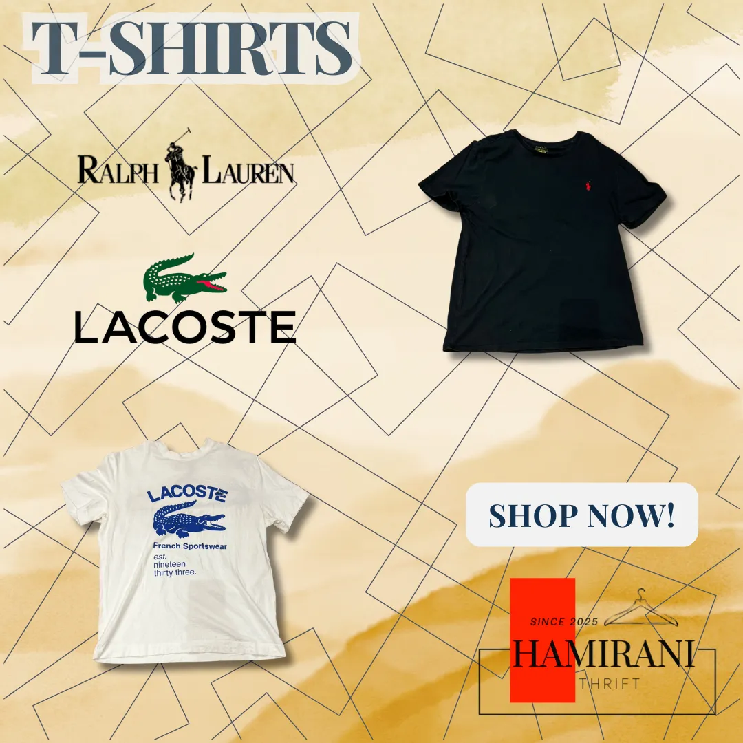ralph lauren and lacoste t-shirts