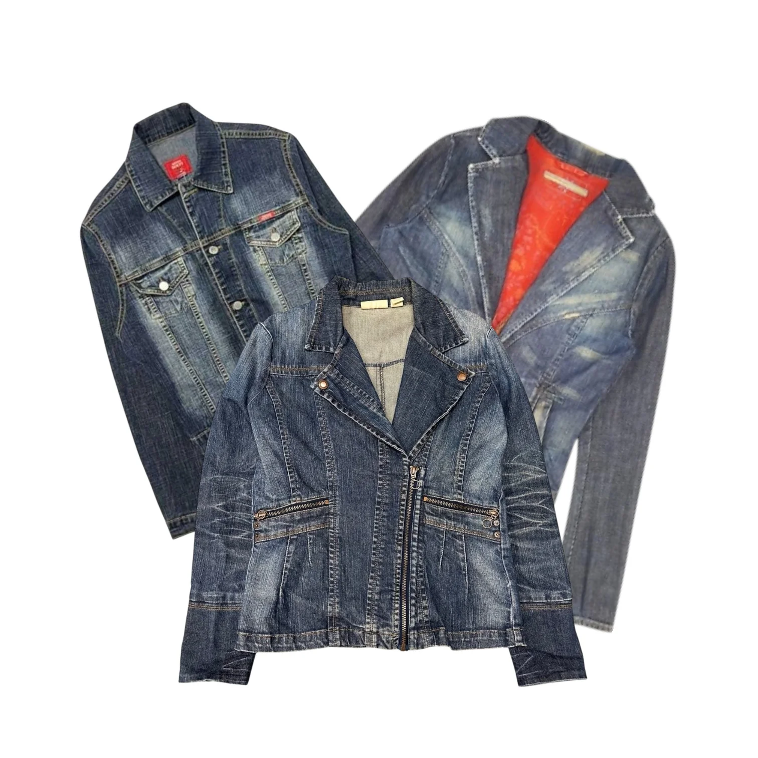 Y2K LADIES DENIM SHIRT A/B