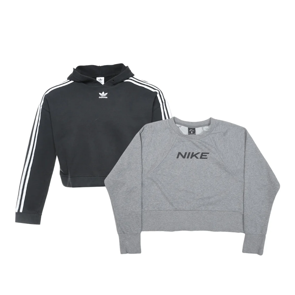 BRANDED CROP SWEATSHIRT A/B