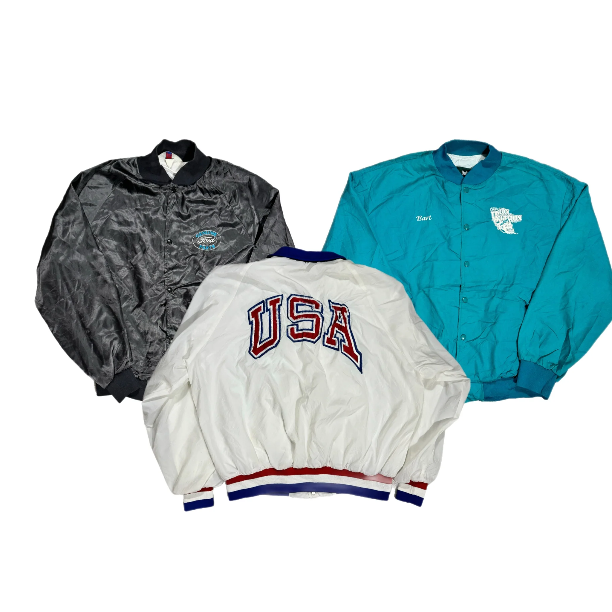 NYLON VARSITY JACKET A/B