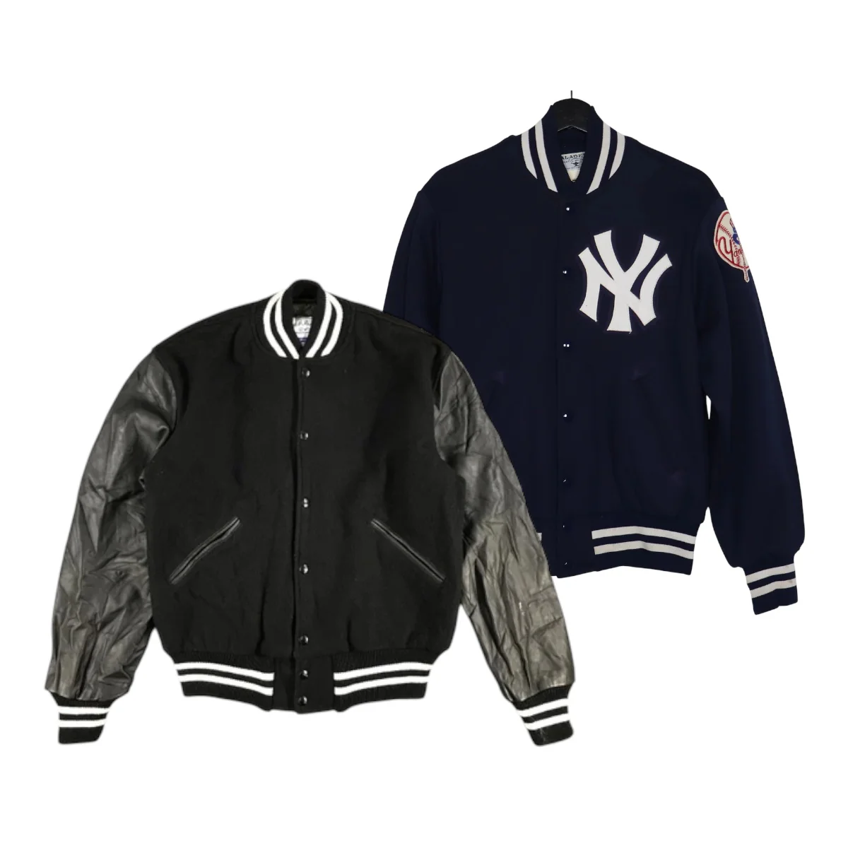 BASEBALL-JACKE LEDER WOLLE A/B