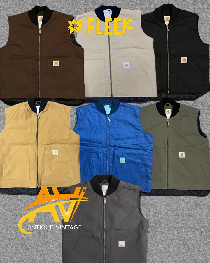 carhartt gilet rework style mixed color
