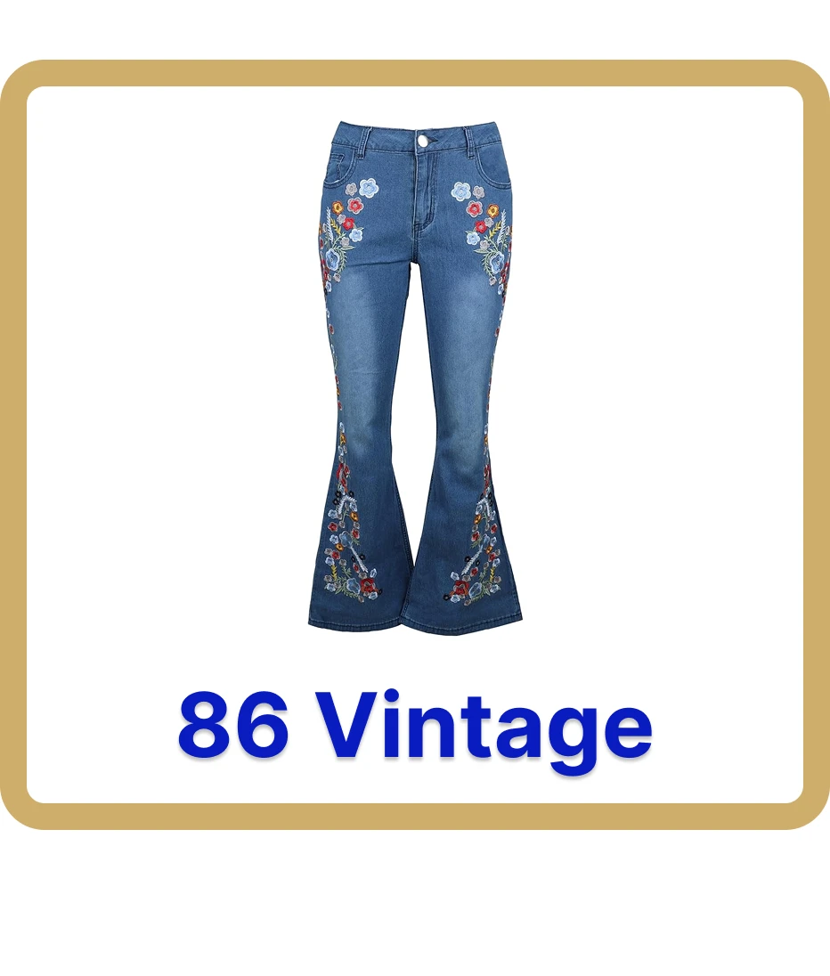 y2k bestickte Jeans (105)