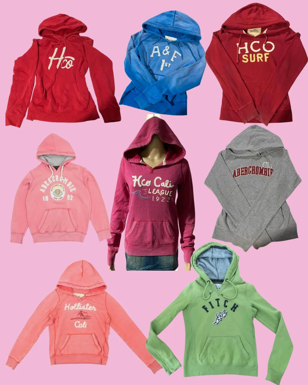 Hollister hoodies vintage y2k