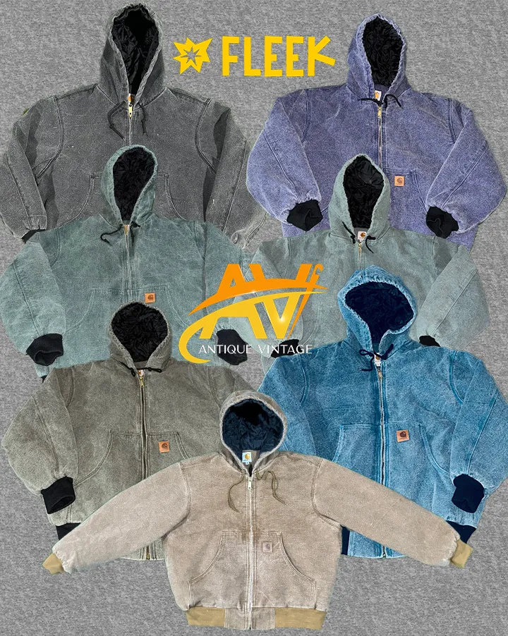 giacche di jeans acid washed miste riadattate carh..