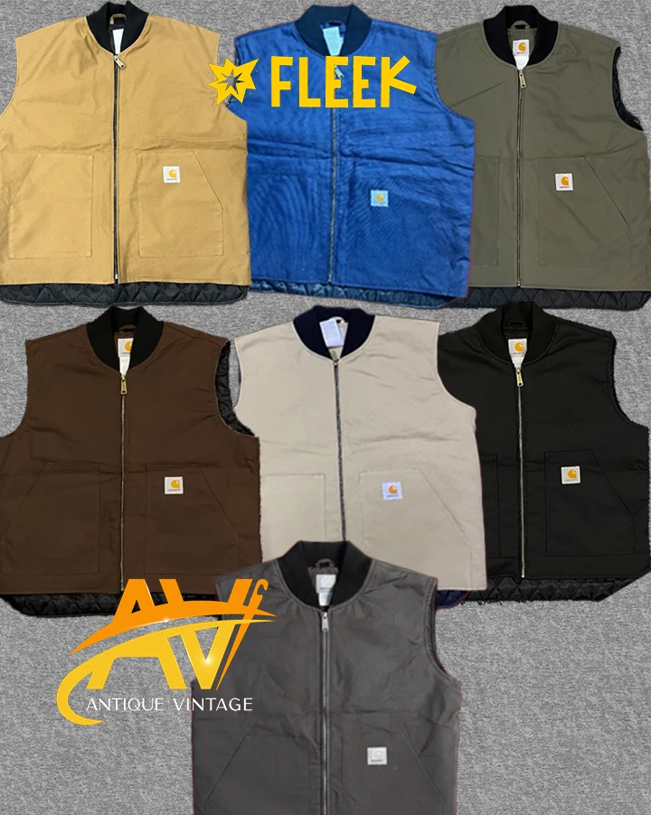carhartt gilet rework style mixed color