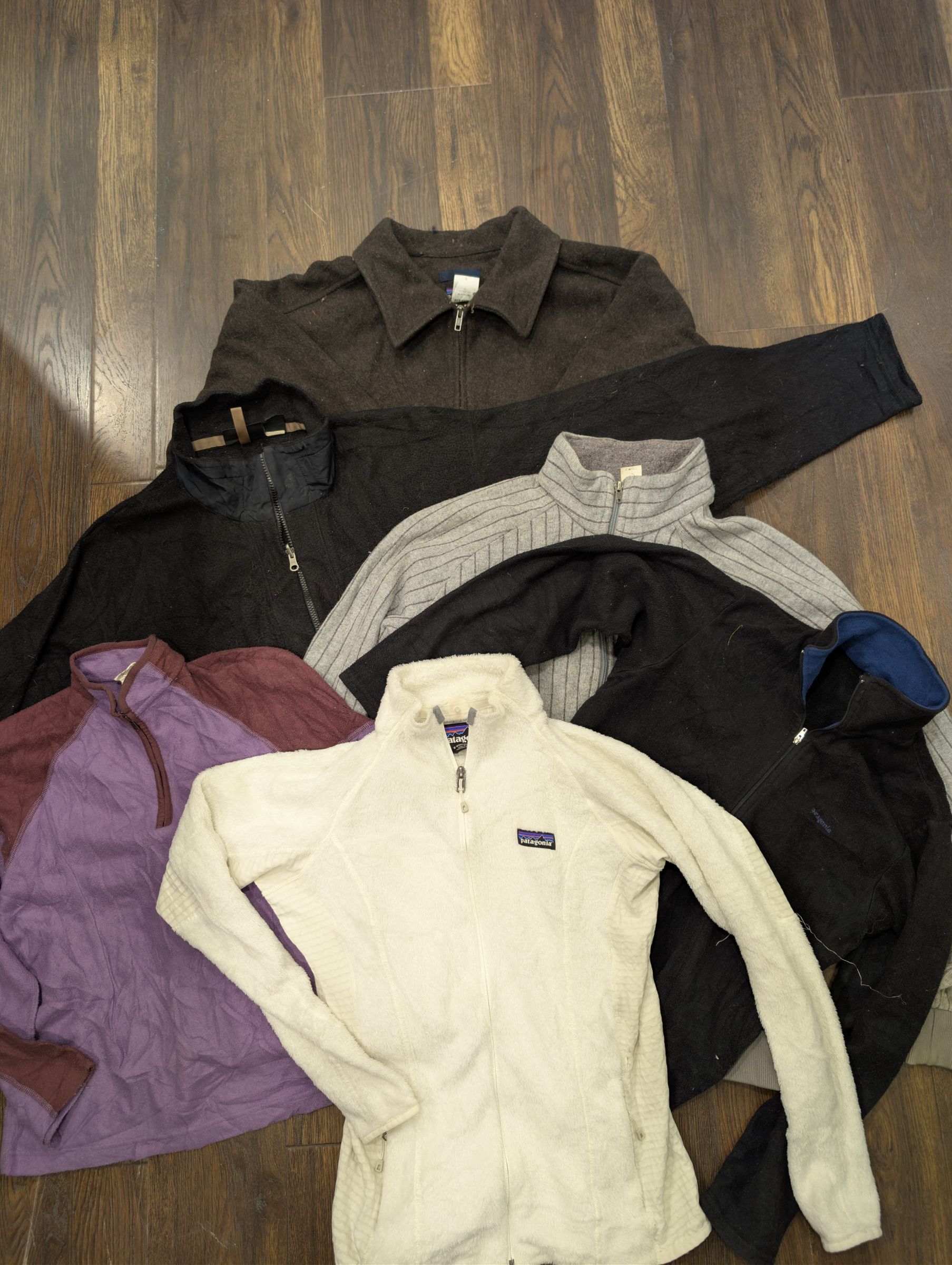 patagonia : ensemble de vestes et polaires 100 % a..