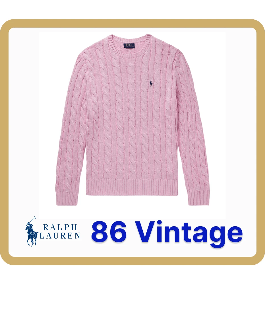 ralph lauren half zip & cable knit sweaters 10 pc ..
