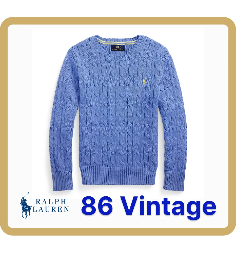 ralph lauren half zip & cable knit sweaters 10 pc ..