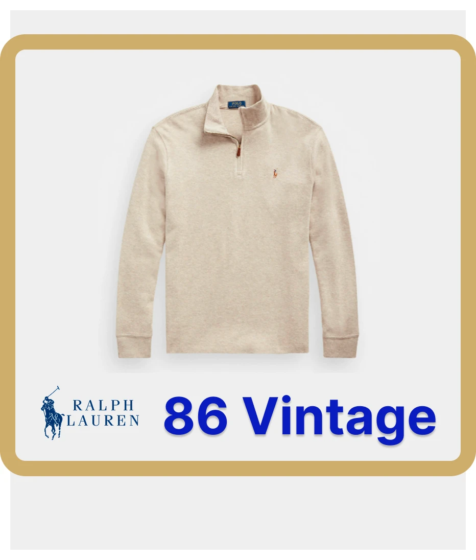 ralph lauren half zip sweaters 12 pc (239)