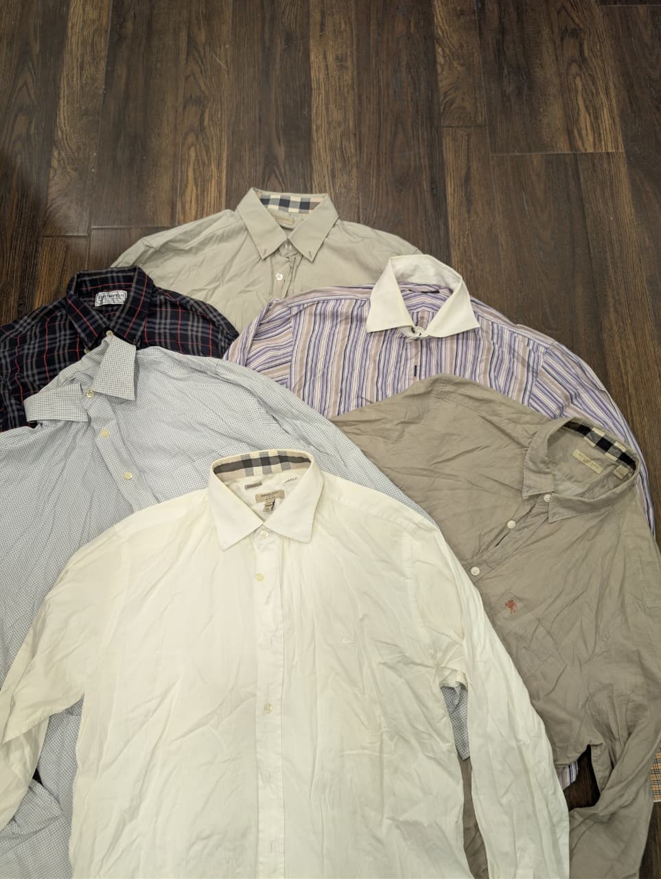 burberry: luxury heritage button-down bundle