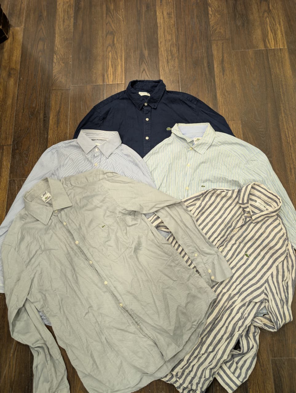 lacoste: Premium Baumwolle & Leinen Hemd Bundle