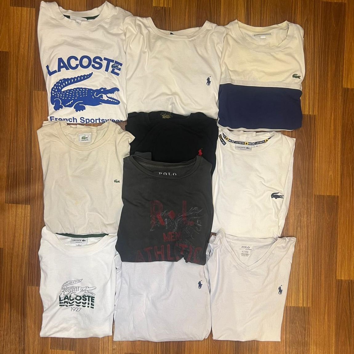 ralph lauren and lacoste t-shirts