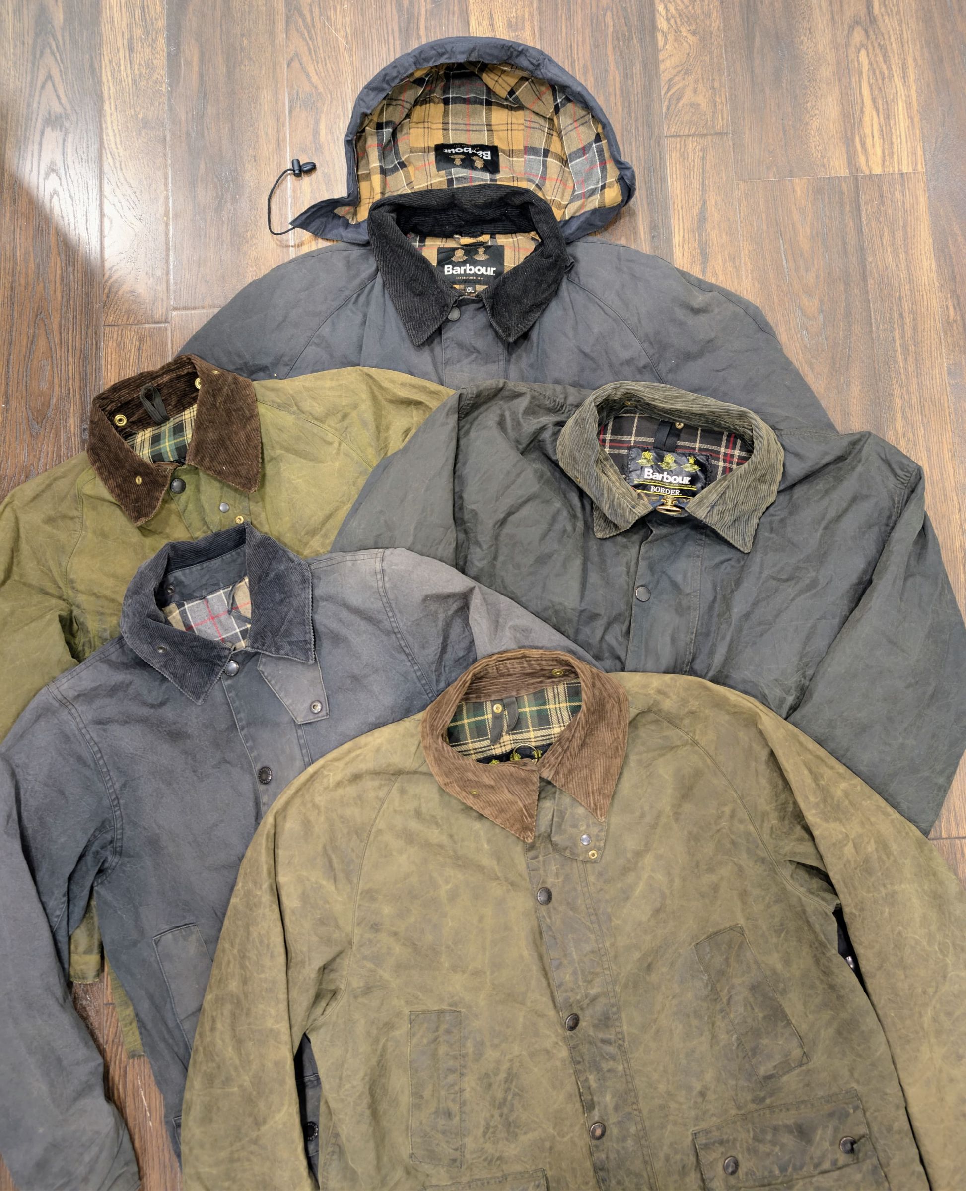 barbour: iconic wax & heritage jacket bundle