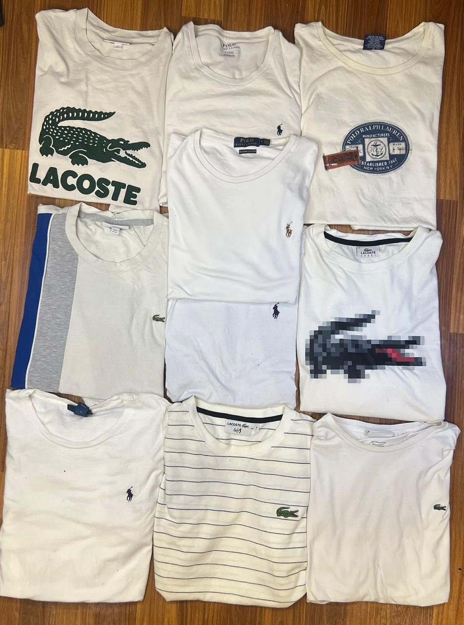 ralph lauren and lacoste t-shirts