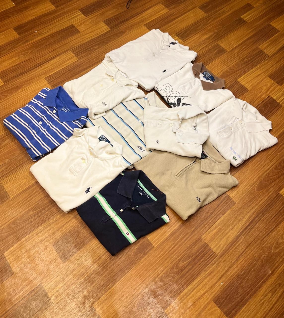 mix branded polo t-shirt