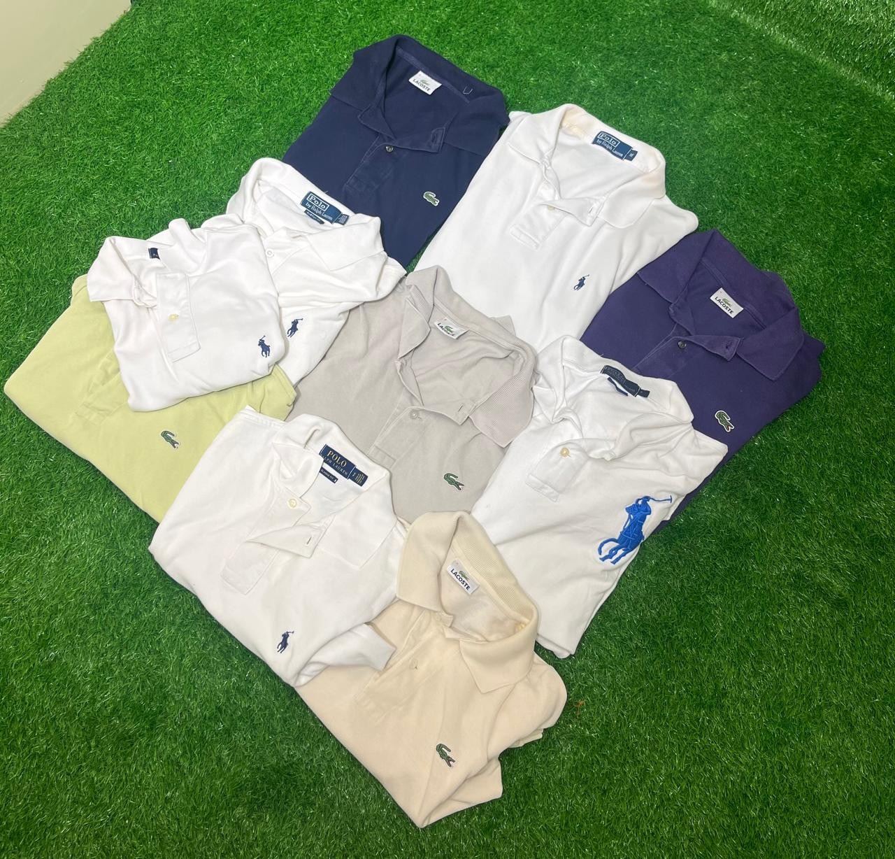mix branded polo t-shirt